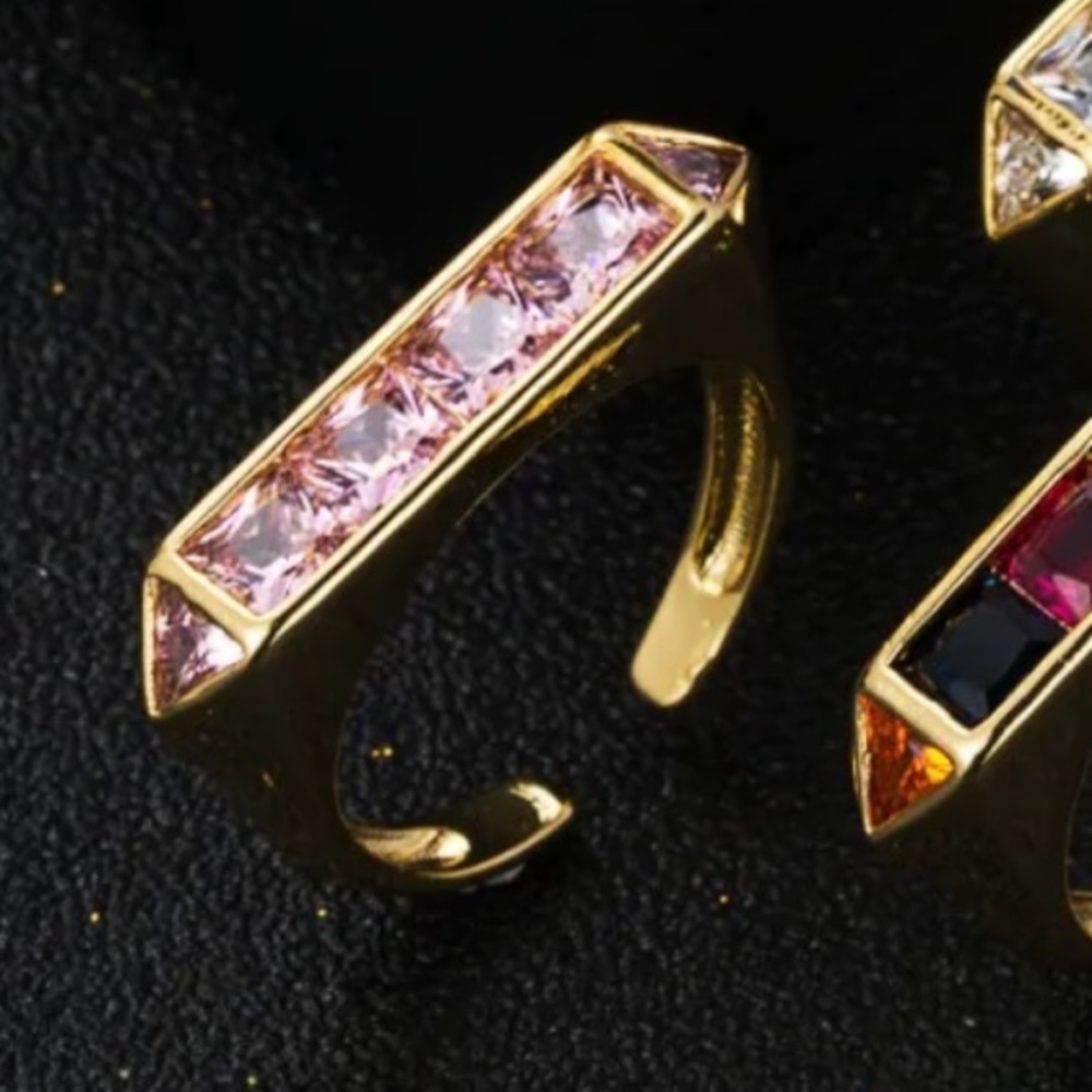 Pink gemstone ring NWT - Picture 2 of 2